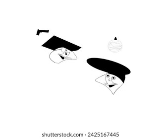 Spy Intelligent Concept - detective Vector with white background