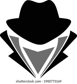 Spy logo creative concept illustration