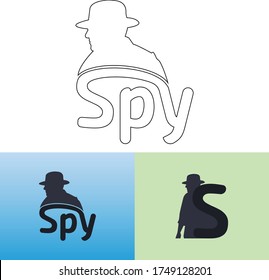 Spy Logo - Detective Logo Template