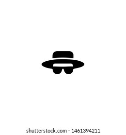 Spy logotype. icon, vector illustration