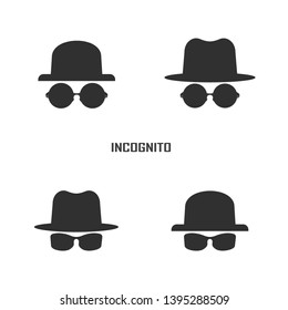 Spy Sunglasses. Agent. Incognito Icon