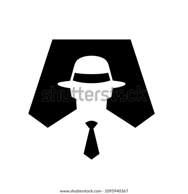 Spy Symbol Icon Illustration Anonymous Secret Stock Vector (Royalty ...