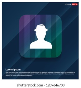 Spy User icon - Free vector icon