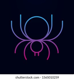Spyder halloween nolan icon. Simple thin line, outline vector of halloween icons for ui and ux, website or mobile application