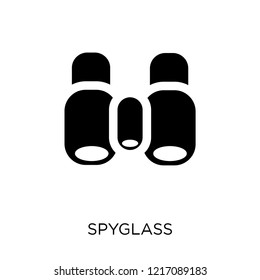 spyglass icon. spyglass symbol design from Nautical collection. Simple element vector illustration on white background.