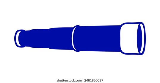 Vector de iconos de Spyglass aislado sobre fondo blanco, signo transparente de Spyglass, pictograma delgado o diseño de contorno en estilo lineal