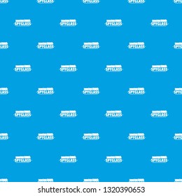 Spyglass pattern vector seamless blue repeat for any use