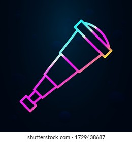 Spyglass, pirate nolan icon. Simple thin line, outline vector of Pirate icons for ui and ux, website or mobile application