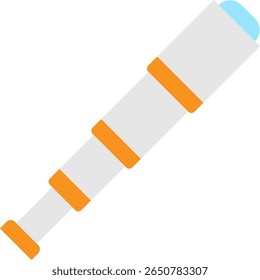 Spyglass Telescope Isolated Vector Illustration
