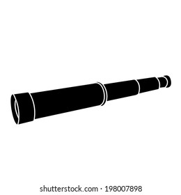 Spyglass, vector, icon