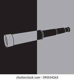 Spyglass. vector, icon 