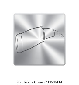 Spyglass. vector, icon