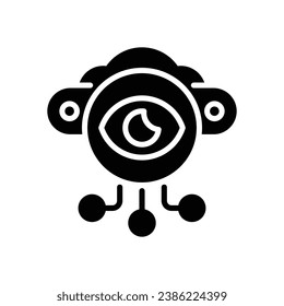 icono de glifo espía. icono vector para tu sitio web, móvil, presentación y diseño de logotipo.
