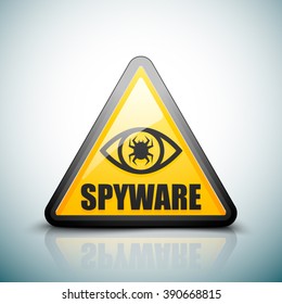 Spyware Hazard Sign