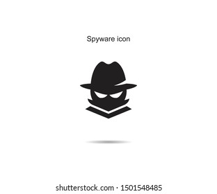 Spyware icon  design vector illustration graphic on background