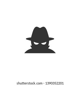 Spyware icon in simple design. Vector illustration