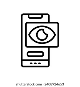 spyware icon. vector line icon for your website, mobile, presentation, and logo design.