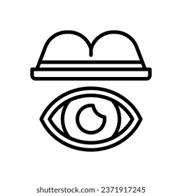 spyware line icon. vector icon for your website, mobile, presentation, and logo design.