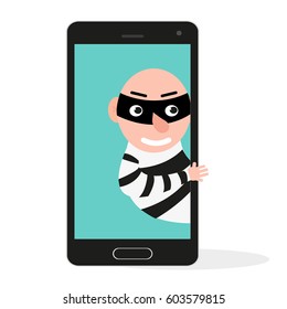 Spyware mobile phone, thief