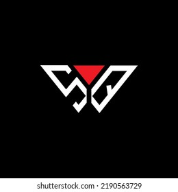 SQ letter logo creative design with vector graphic, SQ simple and modern logo.