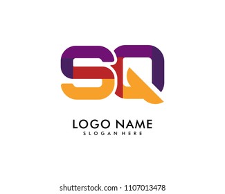 SQ Letter Logo Template