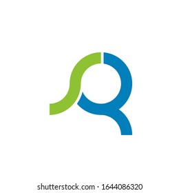 sq logo design vector sign template