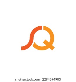 SQ Logo, SQ Monogram, Initial SQ Logo, Letter SQ Logo, Icon, Vector, Eps