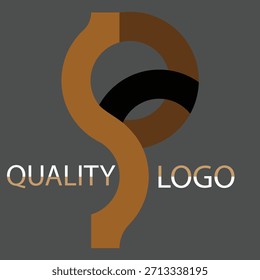 Logotipo SQ, Monograma SQ, Letra Logotipo SQ, Ícone, Vetor