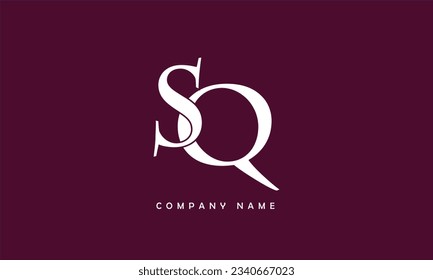 SQ, QS Abstract Letters Logo Monogram