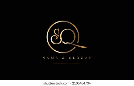 SQ, QS, S, Q abstract letters logo monogram