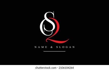 SQ, QS, S, Q abstract letters logo monogram