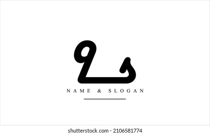 SQ, QS, S, Q abstrakte Buchstaben Logo-Monogramm
