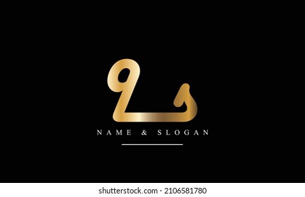 SQ, QS, S, Q abstrakte Buchstaben Logo-Monogramm