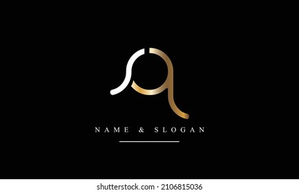 SQ, QS, S, Q abstract letters logo monogram