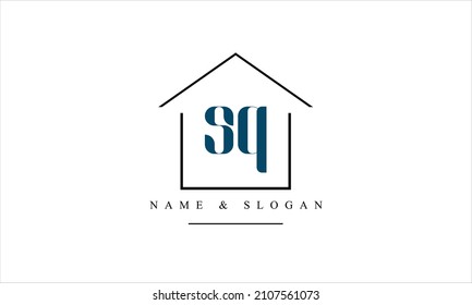 SQ, QS, S, Q abstrakte Buchstaben Logo-Monogramm