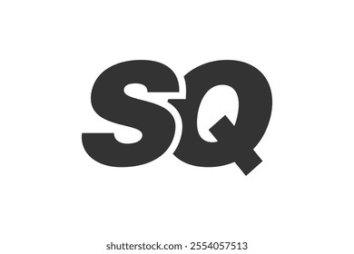 SQ Techno Editable Font Logo For Corporate Branding. Bold, Futuristic Design With Unique Typographic Ideas. Minimal Custom Type And Dynamic Letter Variations For Promotion, Printing, And Book Titles