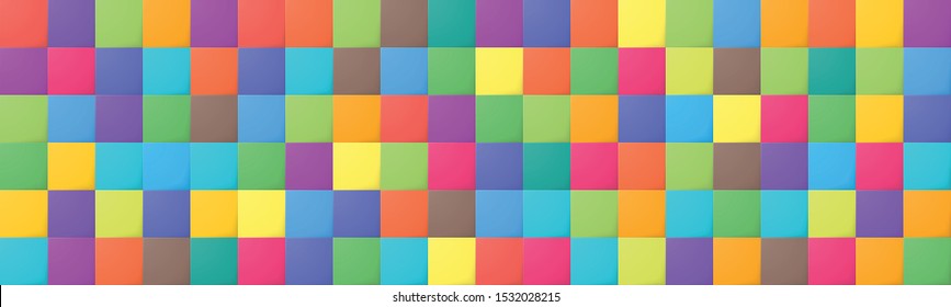 Sqares Distributed Pattern Computational background illustration
