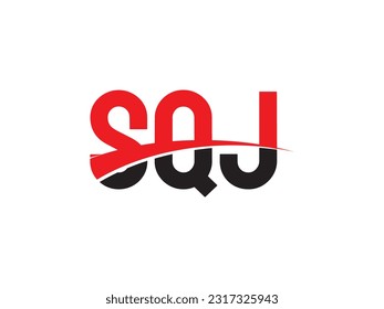 SQJ Letter Initial Logo Design Vector Illustration