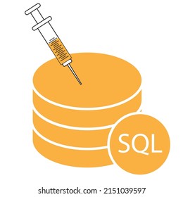 A Sql Code Injection - Concept Of Database Programming - Technology Illustration 