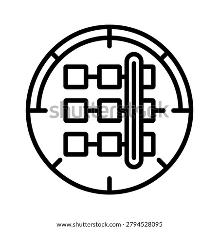 SQL Database Indexing Scope Icon for Big Data Architecture