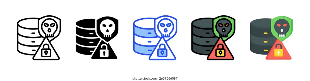Sql Injection Icon Collection With Multiple Styles