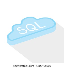 SQL (Structured Query Language) concept - vector illustration