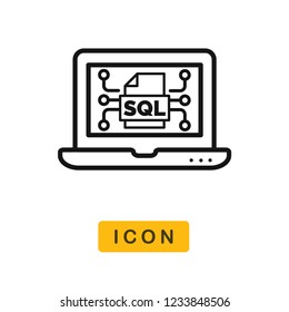 Sql vector icon