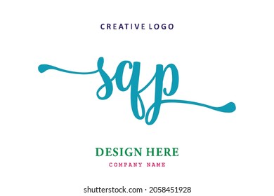 SQP lettering logo is simple, easy to understand and authoritative