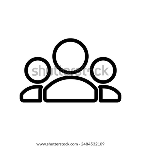 Squad Icon for Team Dynamics, Group Activities, and Community Building Illustrations