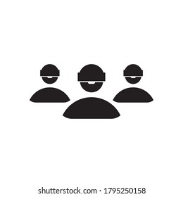 squad vector icon logo design