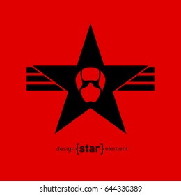 Squadron airforce Fighter. Armed forces badges, labels or logo. Vector.