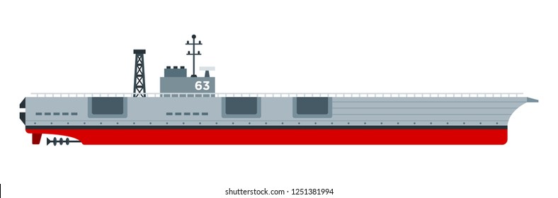Squadrons Helicopter destroyers for tracking down enemy submarines and their destruction vector flat icon isolated on white