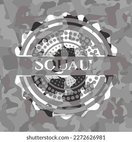 Squall on grey camouflage pattern 