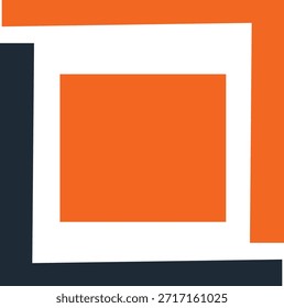 squar shape vactor orange or black